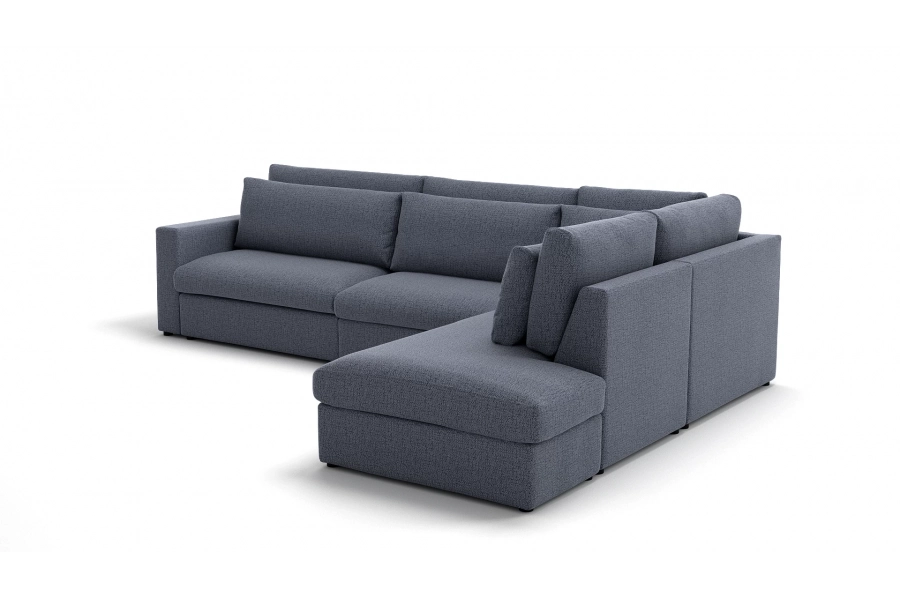 Model Portofino - Portofino sofa 1,5 osobowa + sofa 1,5 osobowa + otomana prawa